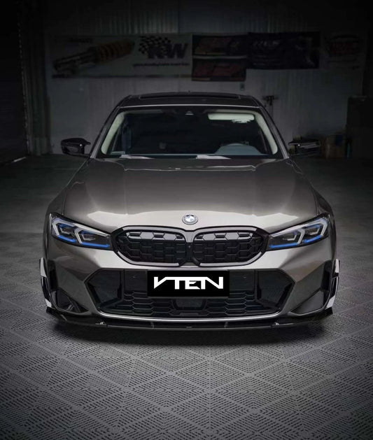 BMW 3 SERIES G20 LCI 2023+ VTEN GLOSS BLACK FRONT LIP V1